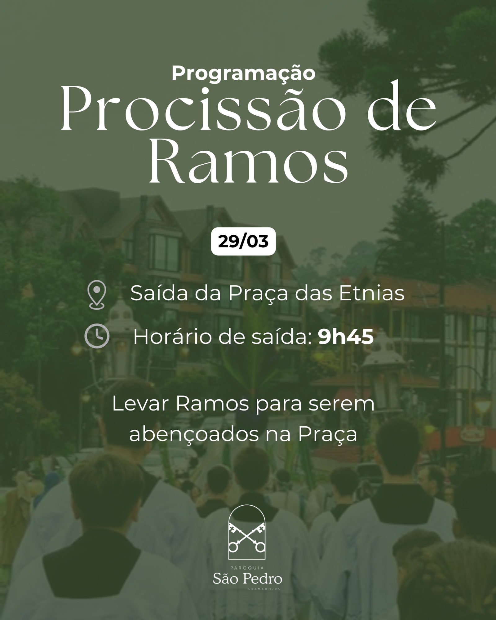 Procissão de Domingo de Ramos - 29/03