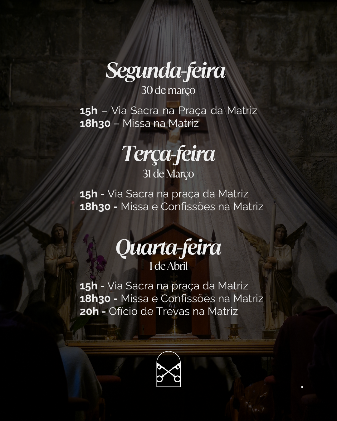 Programação Semana Santa