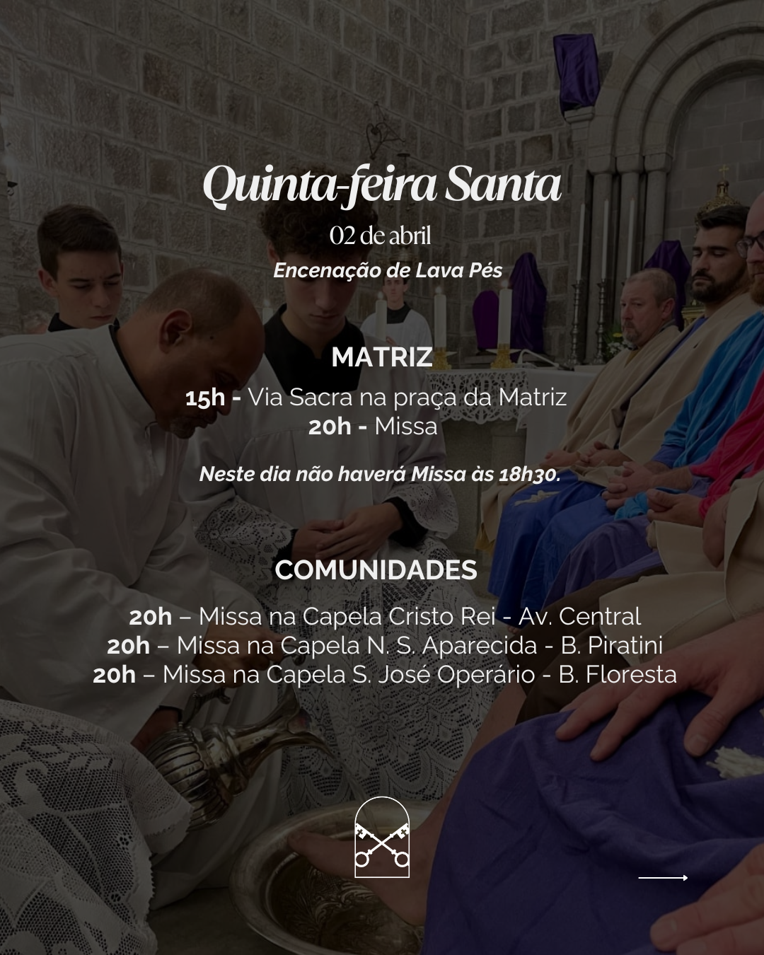 Programação Semana Santa