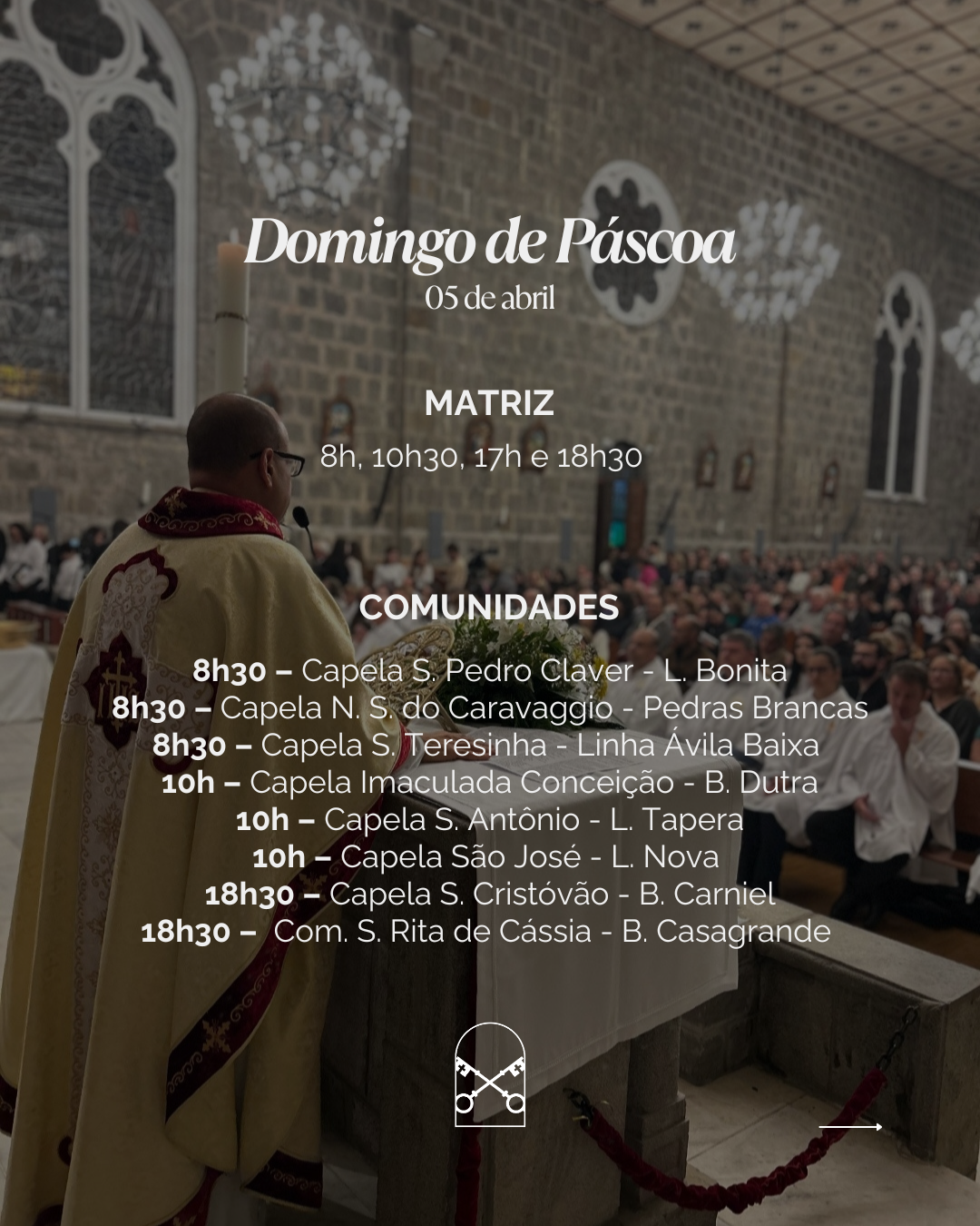 Programação Semana Santa
