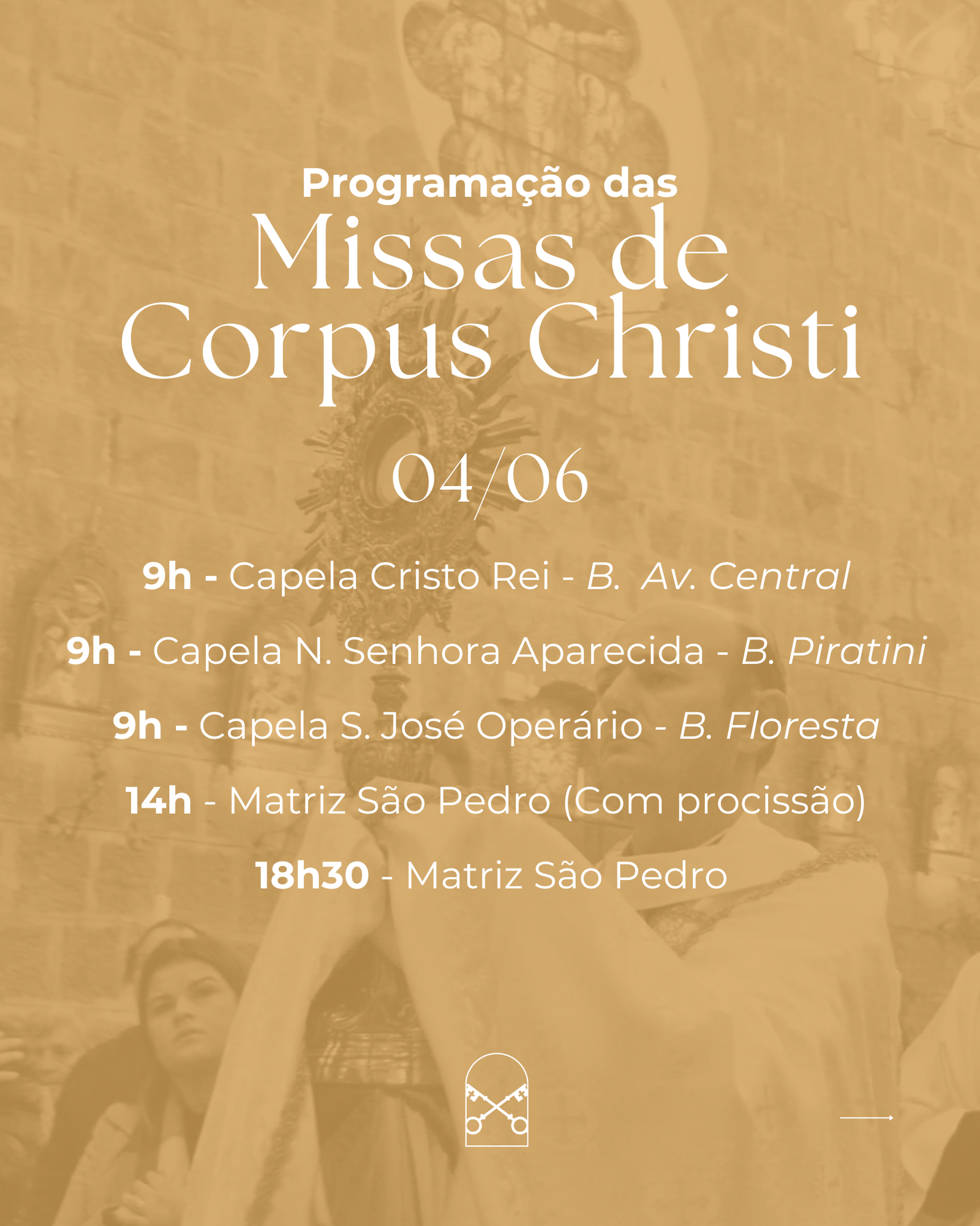 Programação de Corpus Christi